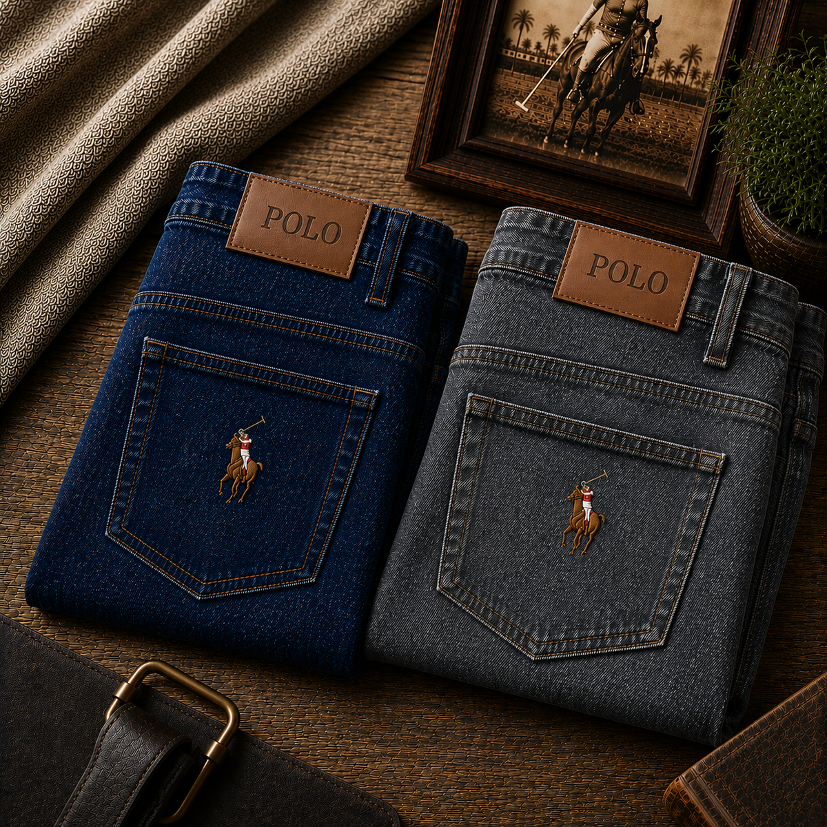 Men's RL Premium Denim Jeans (Pack of 2 )