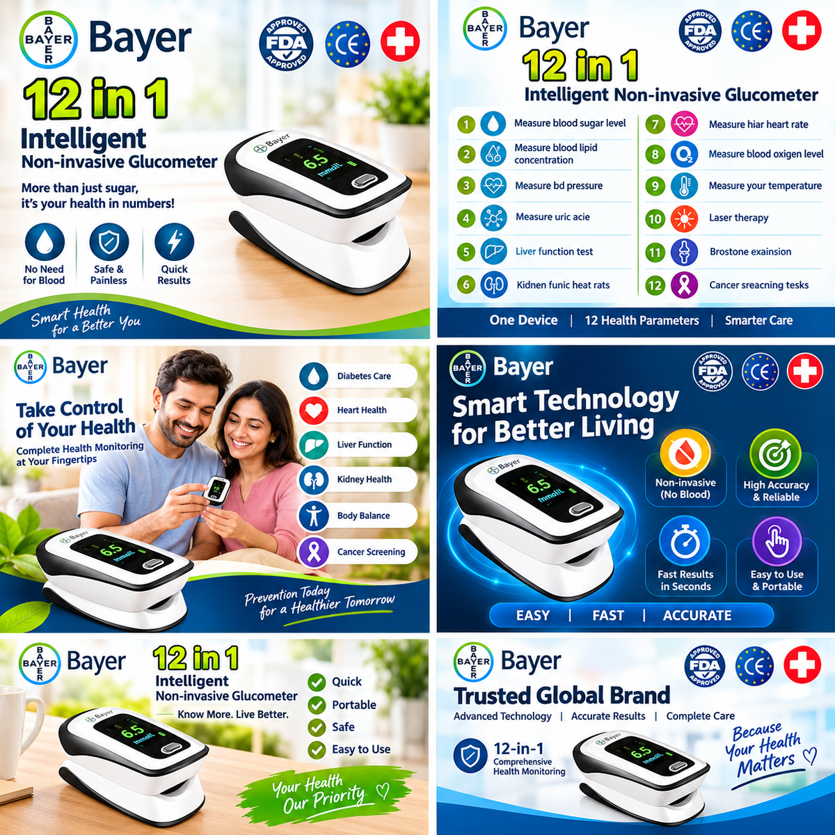 12 in 1 – The latest non-invasive smart blood glucose meter from Bayer