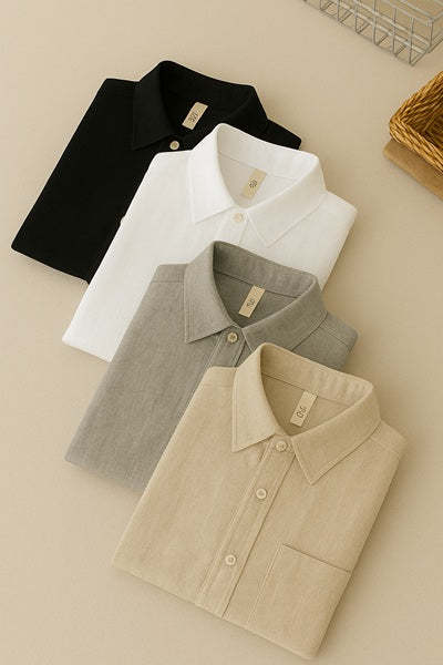 Men's Premium Line Linen Shirts (Pack Of 4)