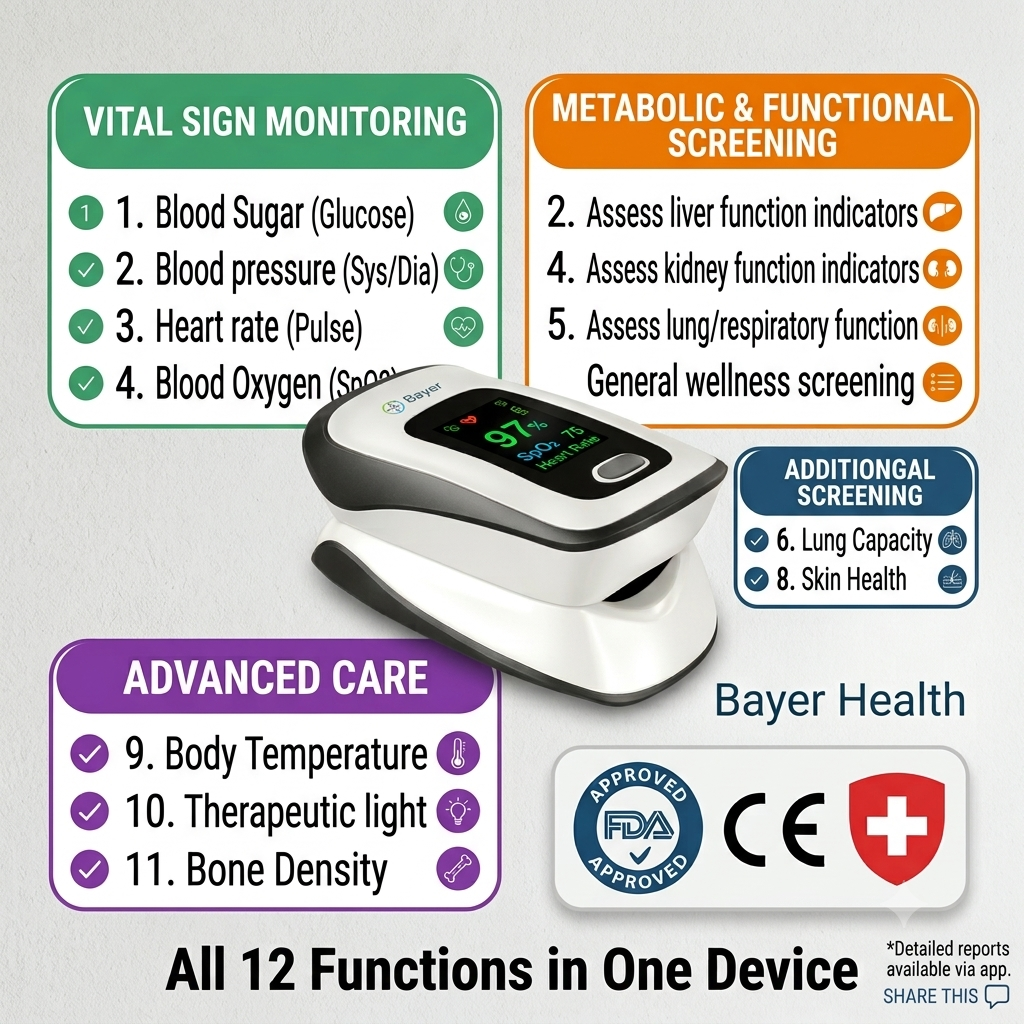 12 in 1 – The latest non-invasive smart blood glucose meter from Bayer